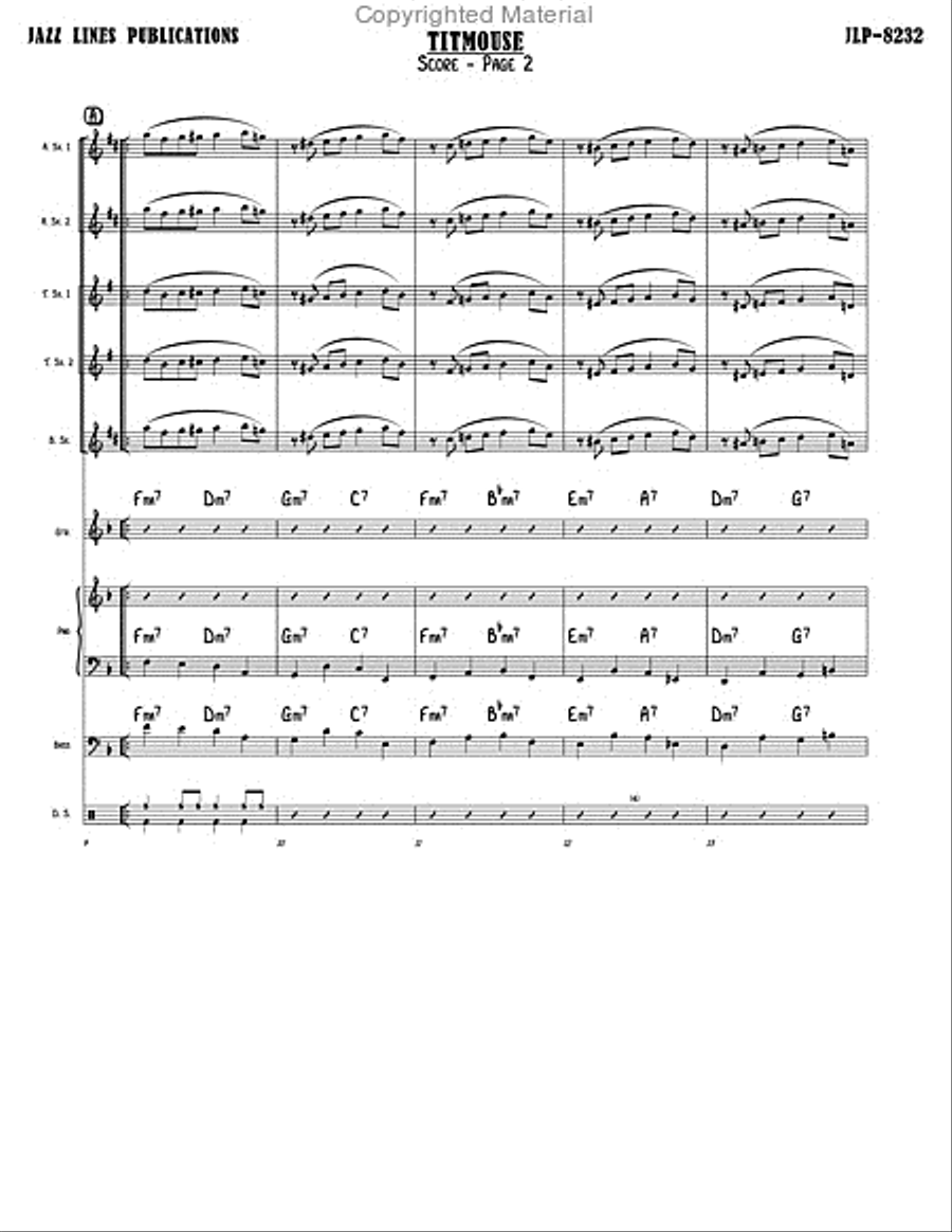 Titmouse Jazz Ensemble scores gallery preview page 5