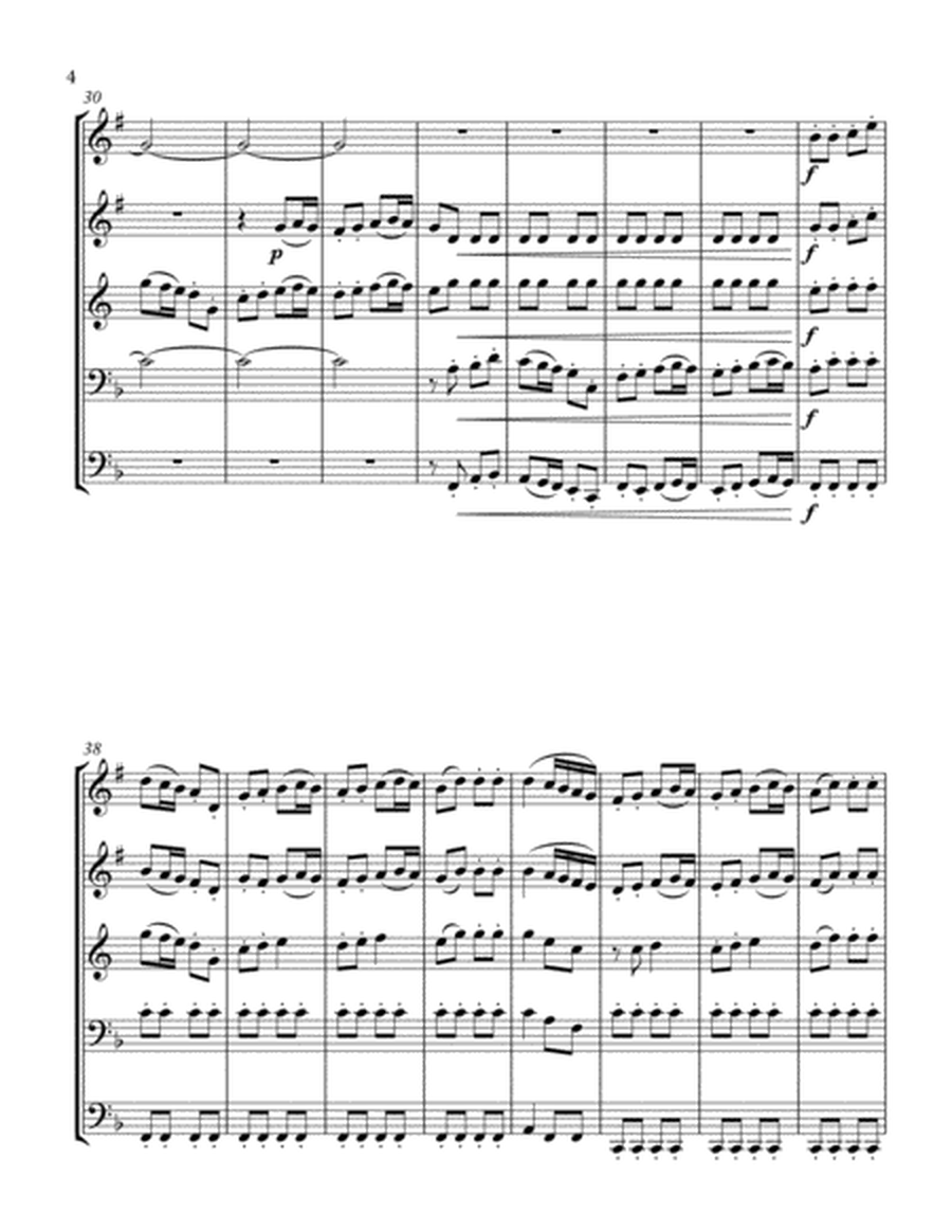 Beethoven Symphony No. 6 Mvt. 1 for Brass Quintet image number null