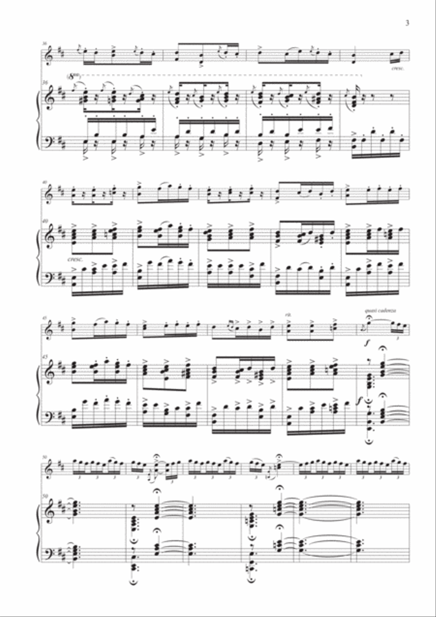 Scheherazade for Violin and Piano Chamber Music scores gallery preview page 3