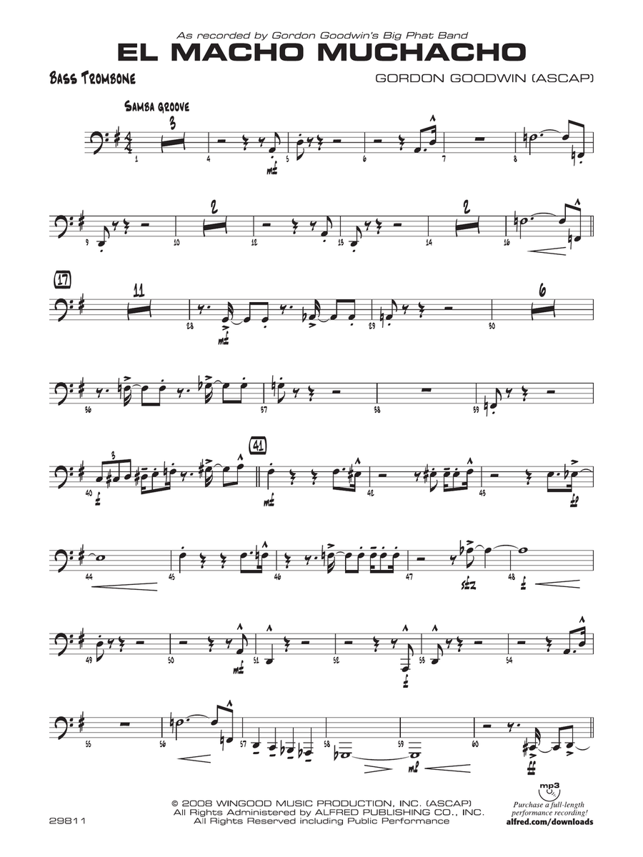 El Macho Muchacho: Bass Trombone
