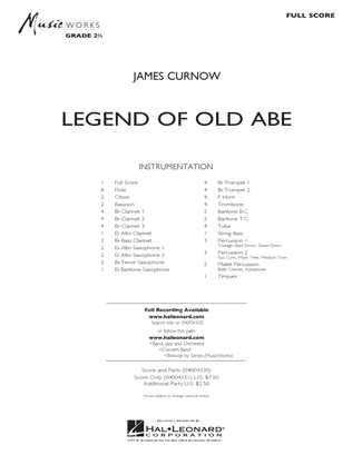 Legend of Old Abe - Full Score