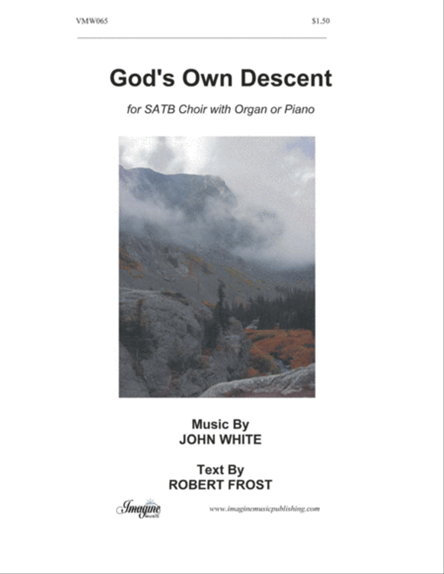 God's Own Descent God's Own Descent 4-Part scores gallery preview page 1
