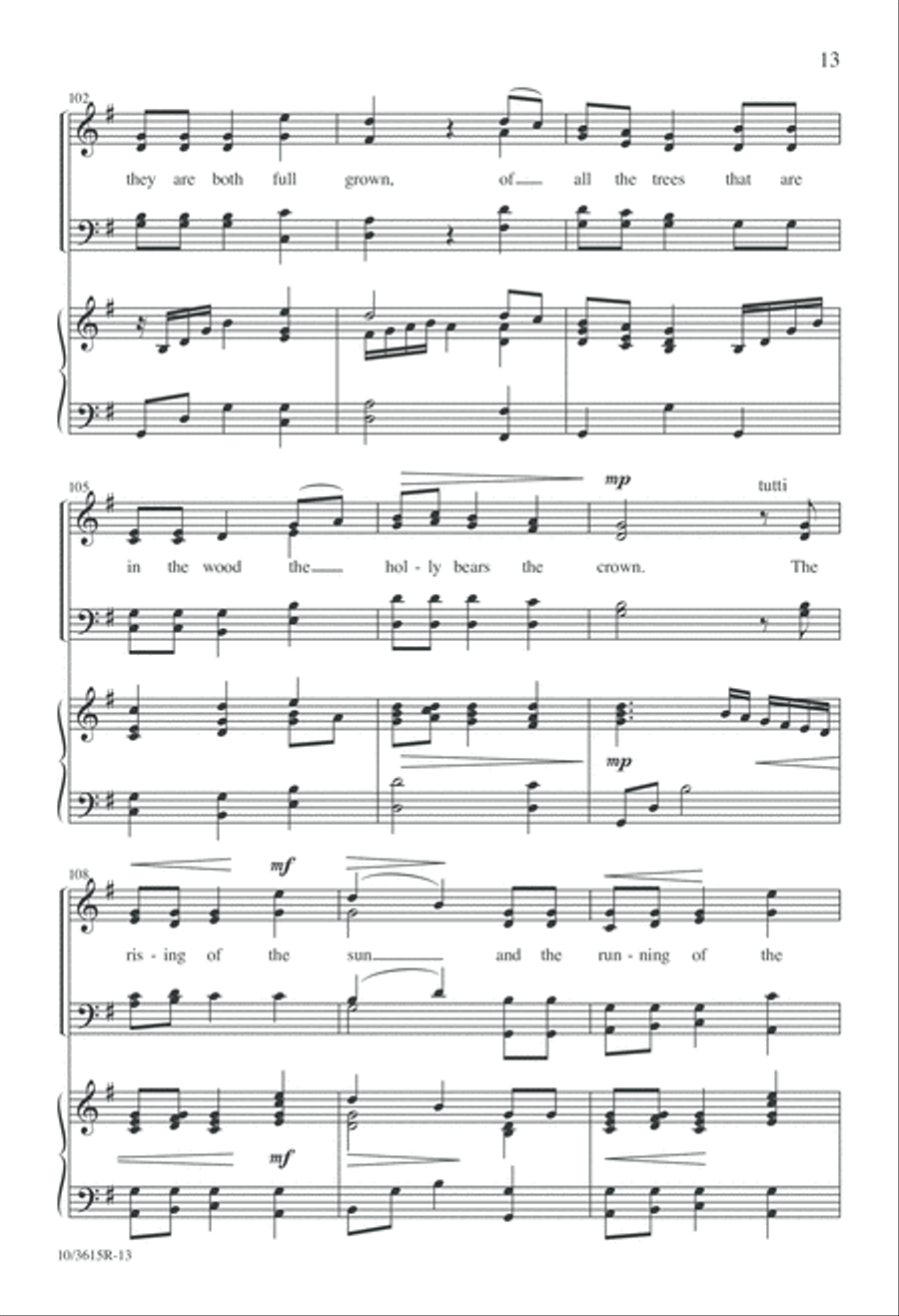 An Olde English Christmas Divisi scores gallery preview page 13
