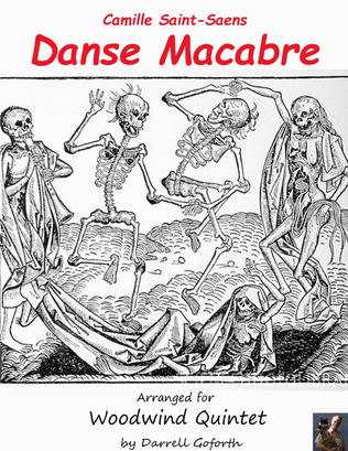 Book cover for Danse Macabre for Woodwind Quintet