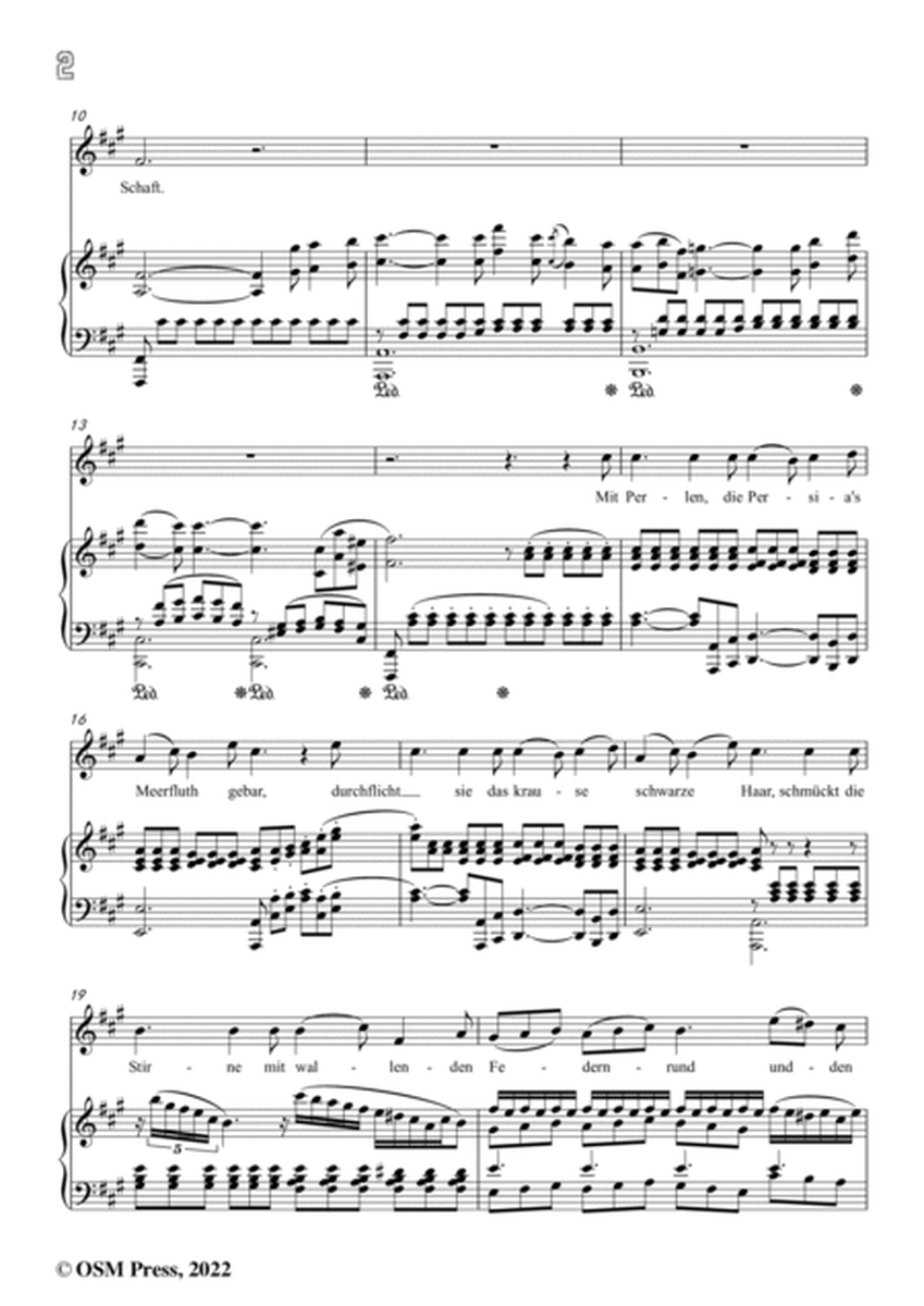 Loewe-Die Mohrenfürstin,in f sharp minor,Op.97 No.2,from 3 Balladen,for Voice and Piano