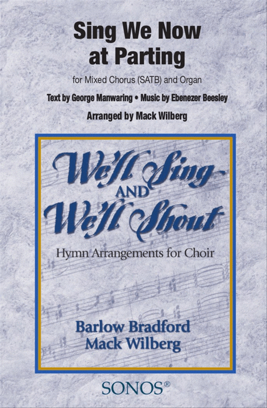 Sing We Now at Parting - SATB 4-Part scores gallery preview page 1