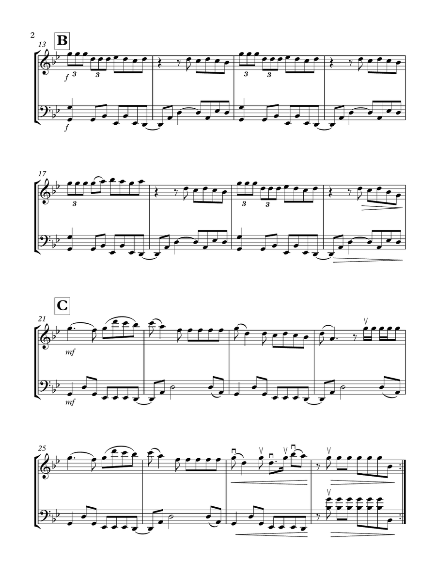 Havana String Duet scores gallery preview page 2