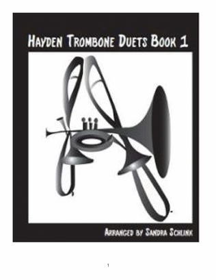 Book cover for Haydn trombone duets