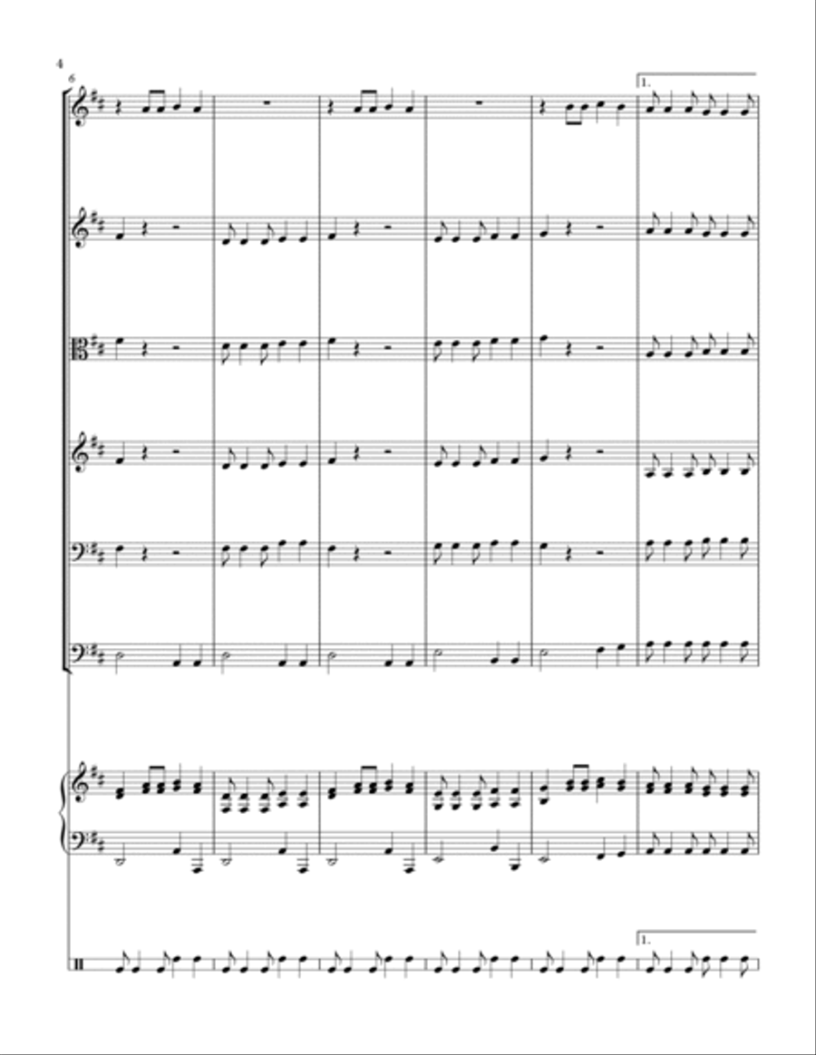 Senorita Fajita Senorita Fajita String Orchestra scores gallery preview page 4