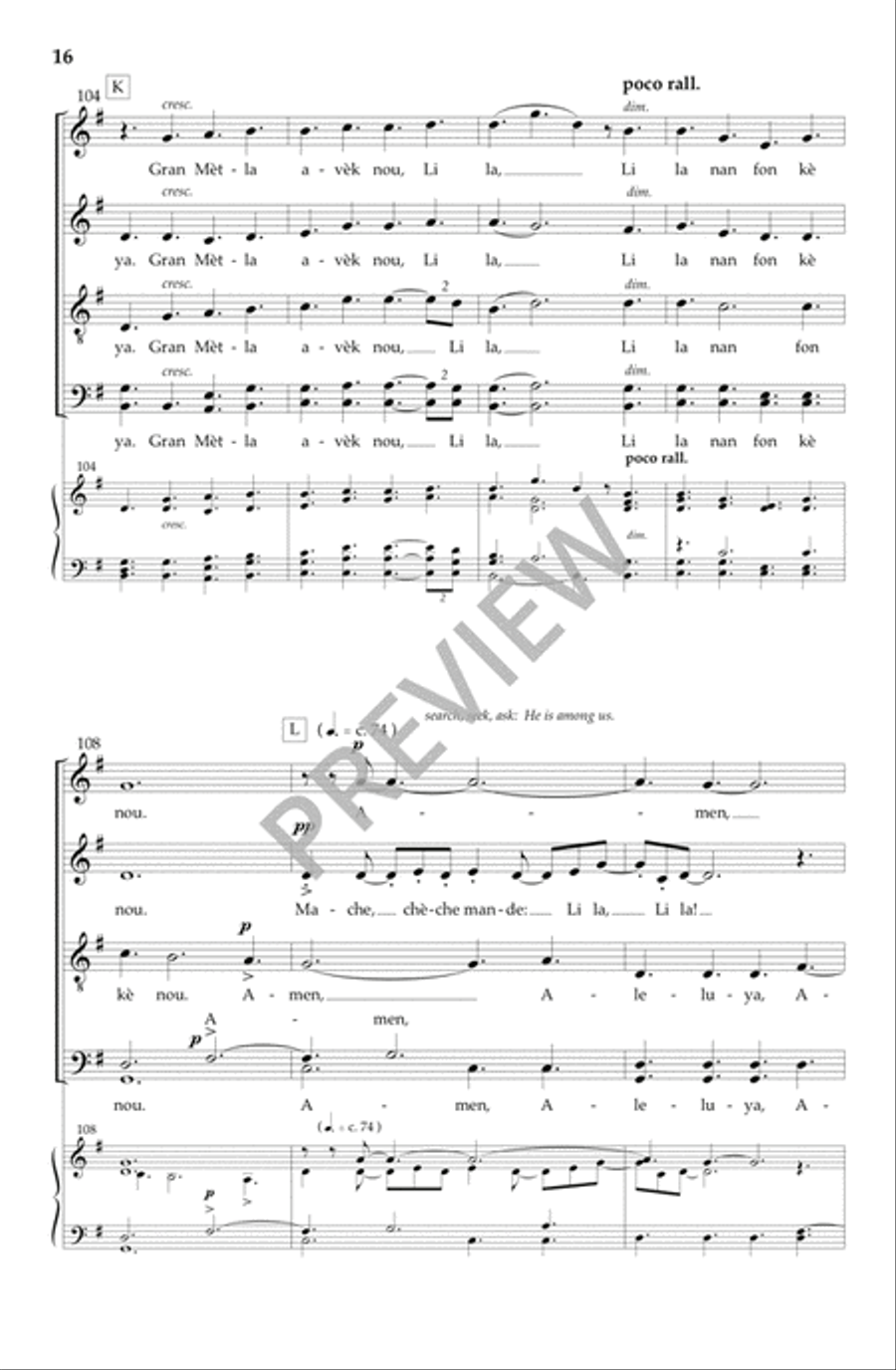 Dominus Vobiscum Divisi scores gallery preview page 17