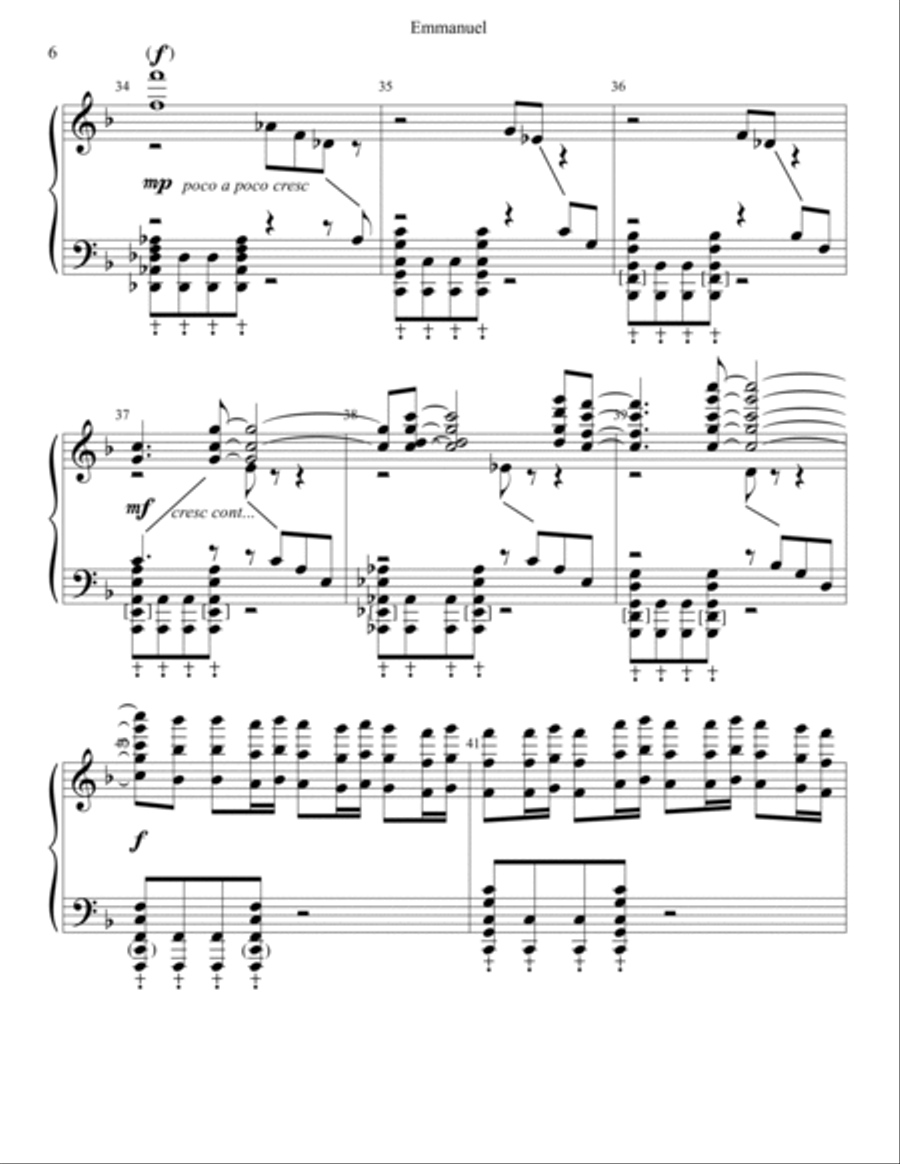 Emmanuel Emmanuel Handbell Choir scores gallery preview page 6