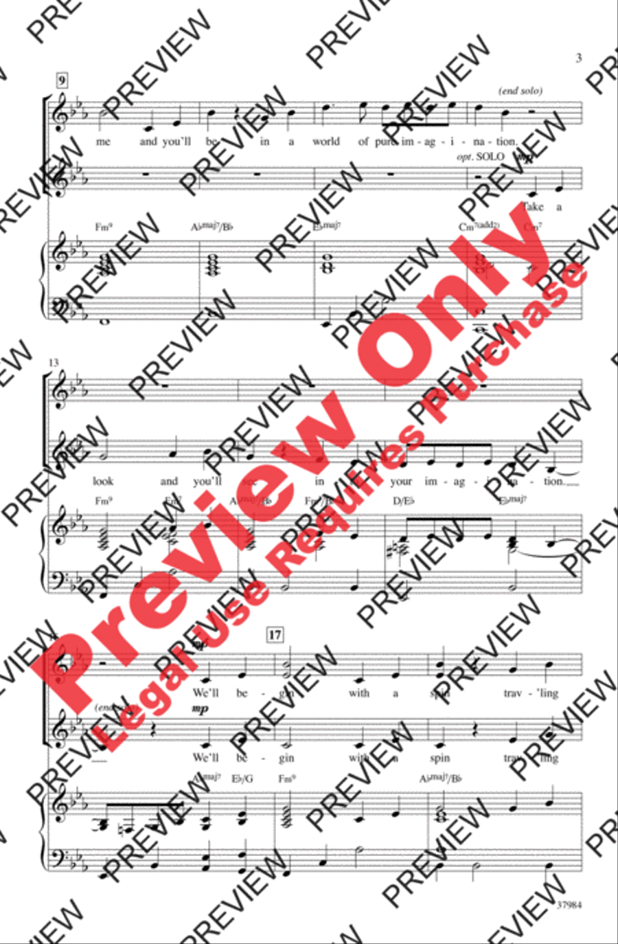 Pure Imagination Women's Choir scores gallery preview page 3