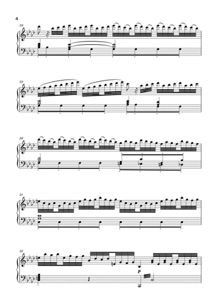 The Four Seasons - Winter (Piano Transcription) - Advanced piano image number null