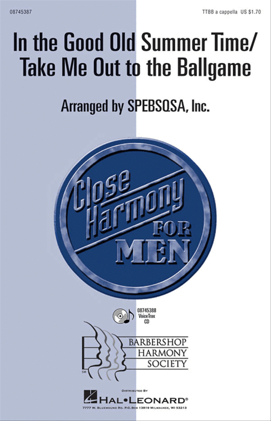 In the Good Old Summer Time/Take Me Out to the Ballgame A Cappella scores gallery preview page 1