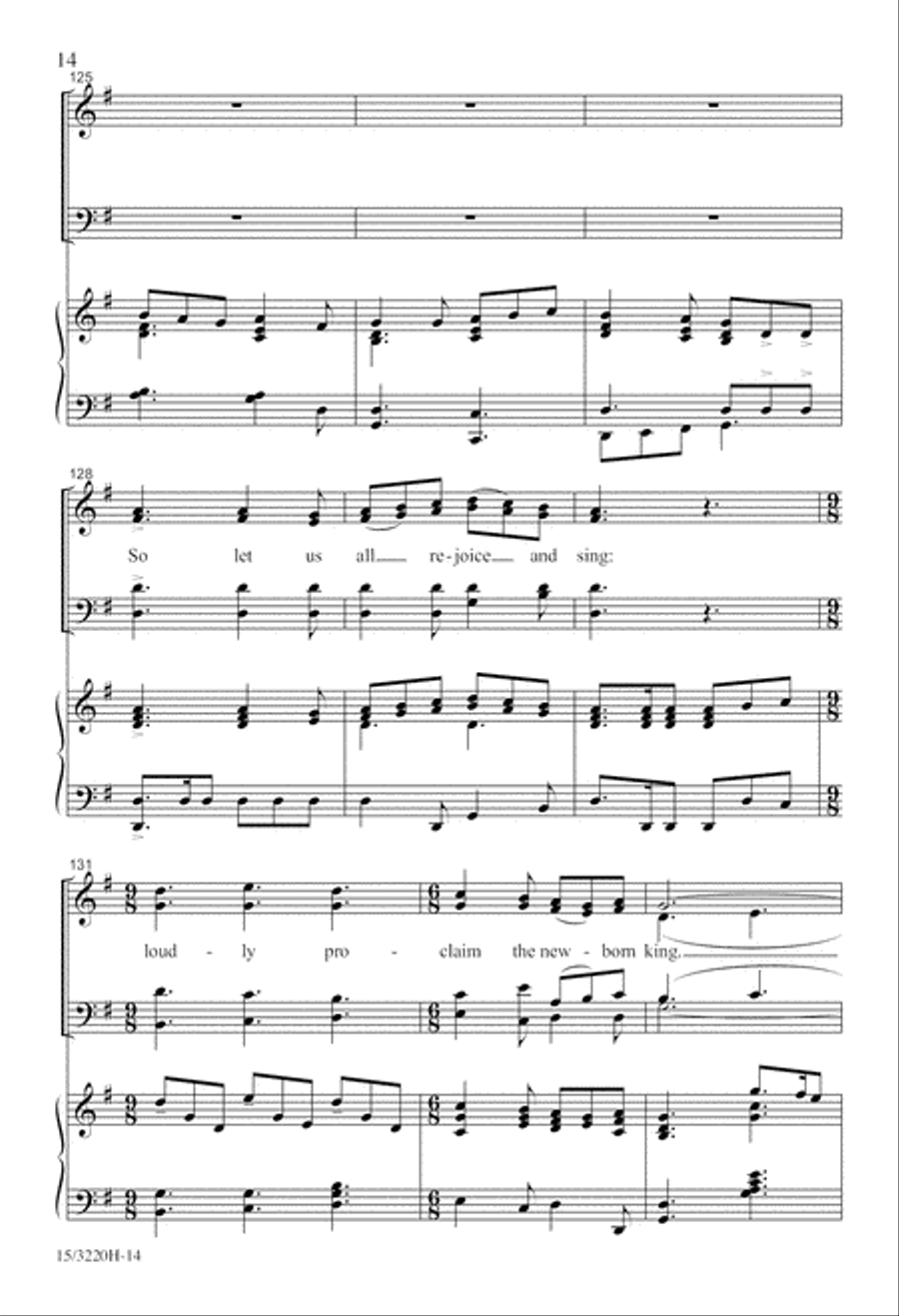 Rejoice and Be Merry! Rejoice and Be Merry! 4-Part scores gallery preview page 14