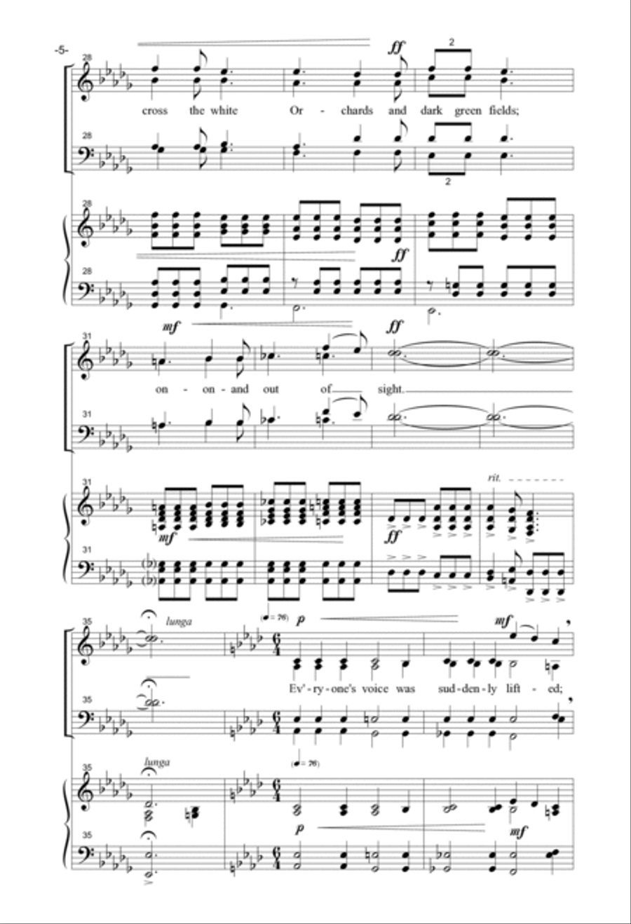 Everyone Sang 4-Part scores gallery preview page 4