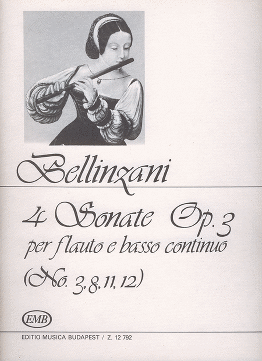 4 Sonate per flauto e basso continuo op.3 (No.3,8