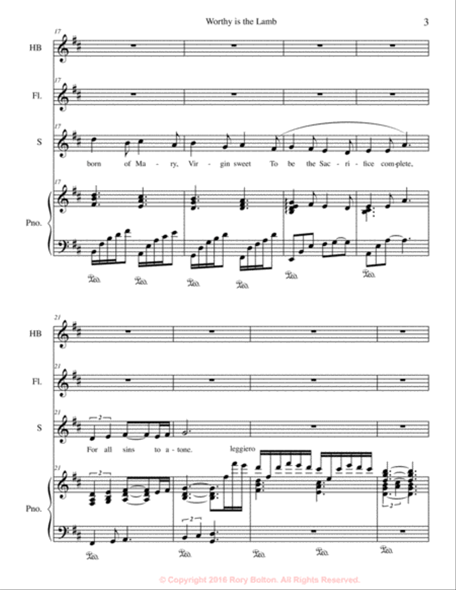 Worthy is the Lamb Choir scores gallery preview page 4