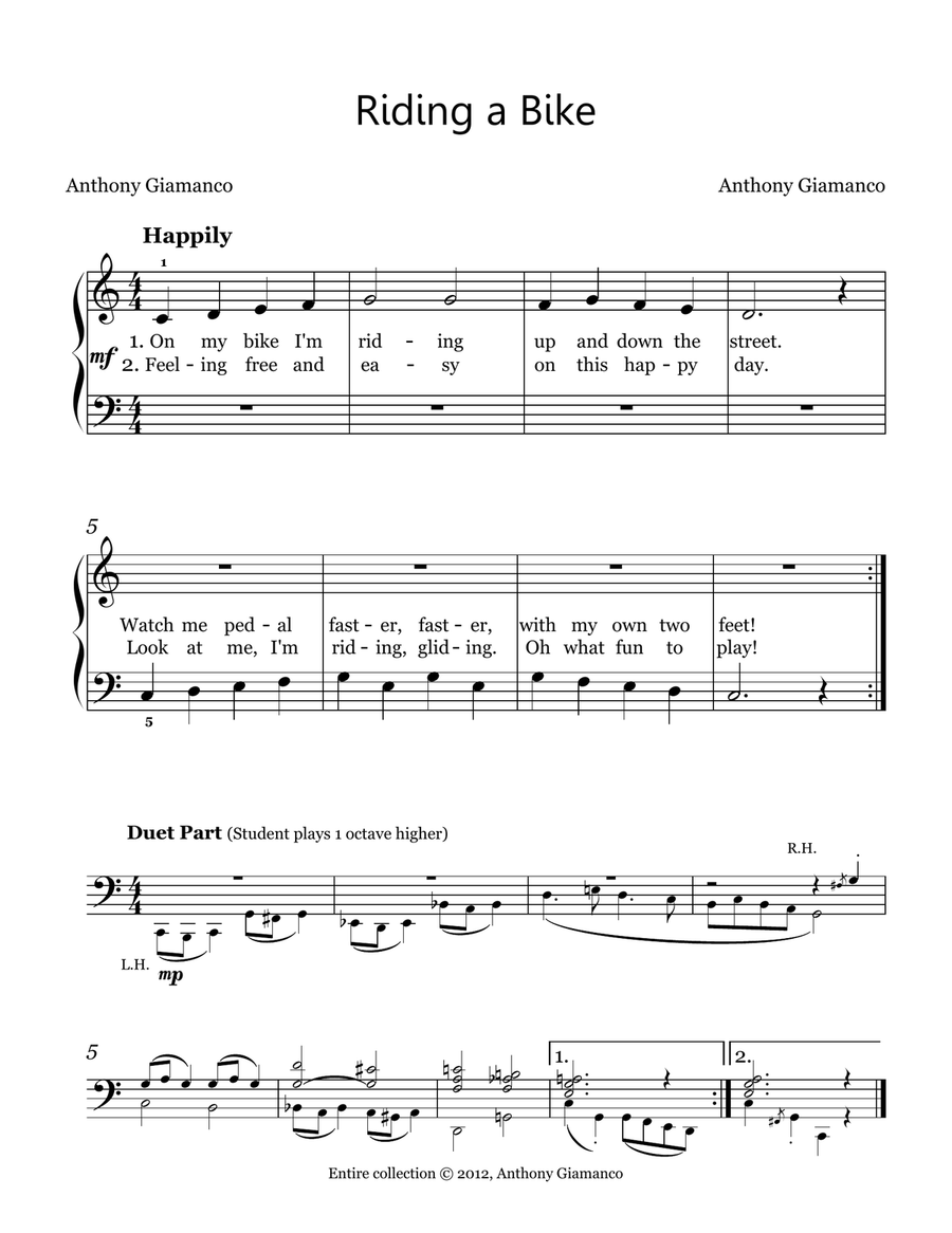 It's Elementary! (Vol. 1), 12 Engaging Solos for the Early Elementary Pianist Piano Method scores gallery preview page 2