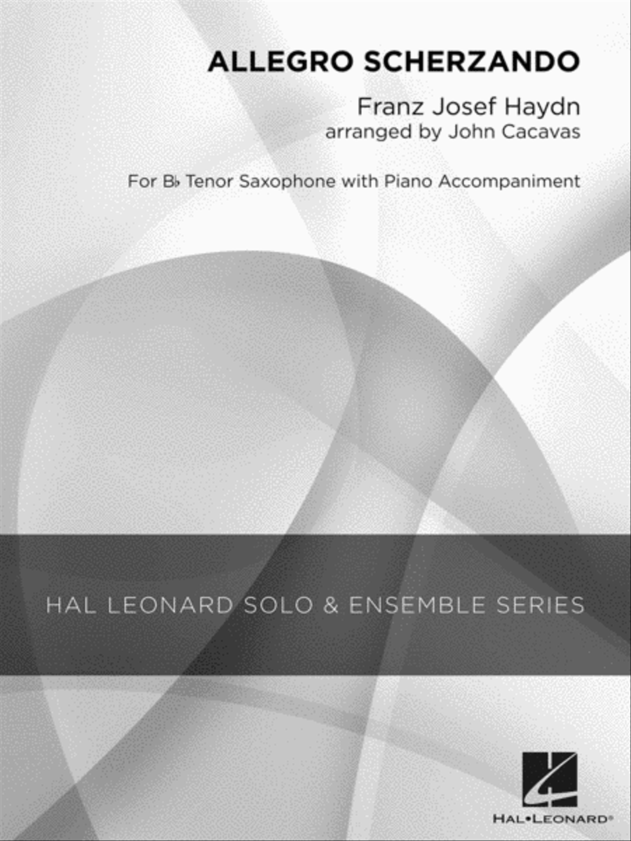 Allegro Scherzando Tenor Saxophone scores gallery preview page 1