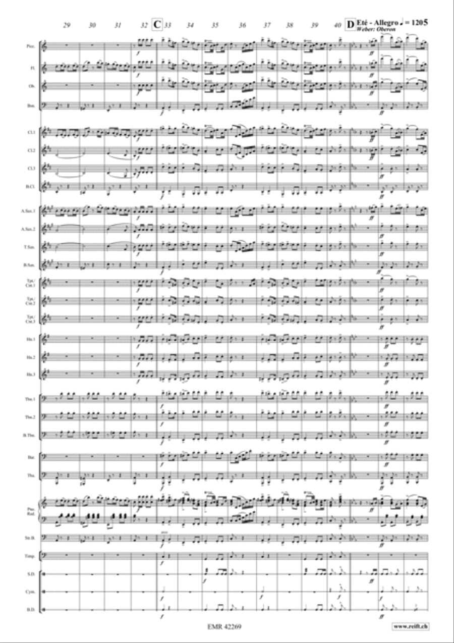 Kunstler-Quadrille Concert Band scores gallery preview page 5