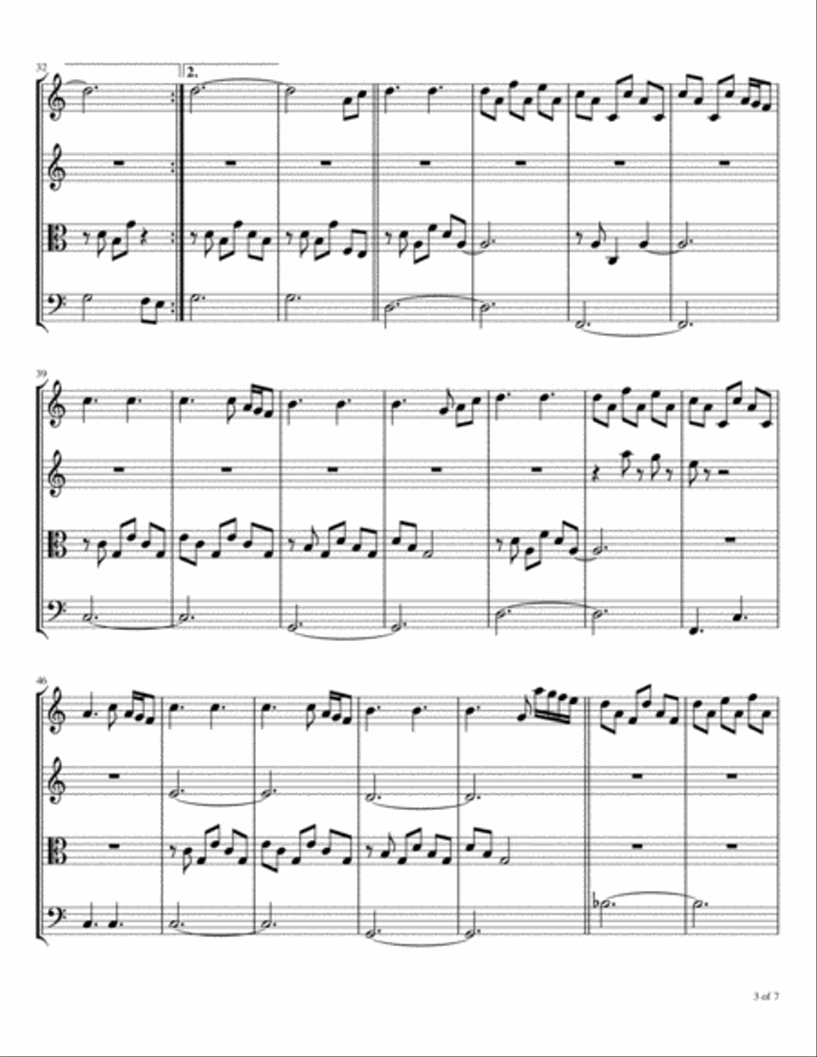 Reborn Reborn String Quartet scores gallery preview page 4