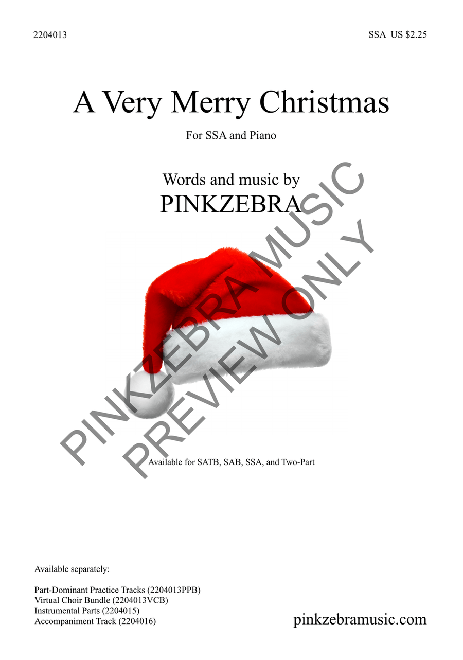 A Very Merry Christmas (SSA) SSA scores gallery preview page 2