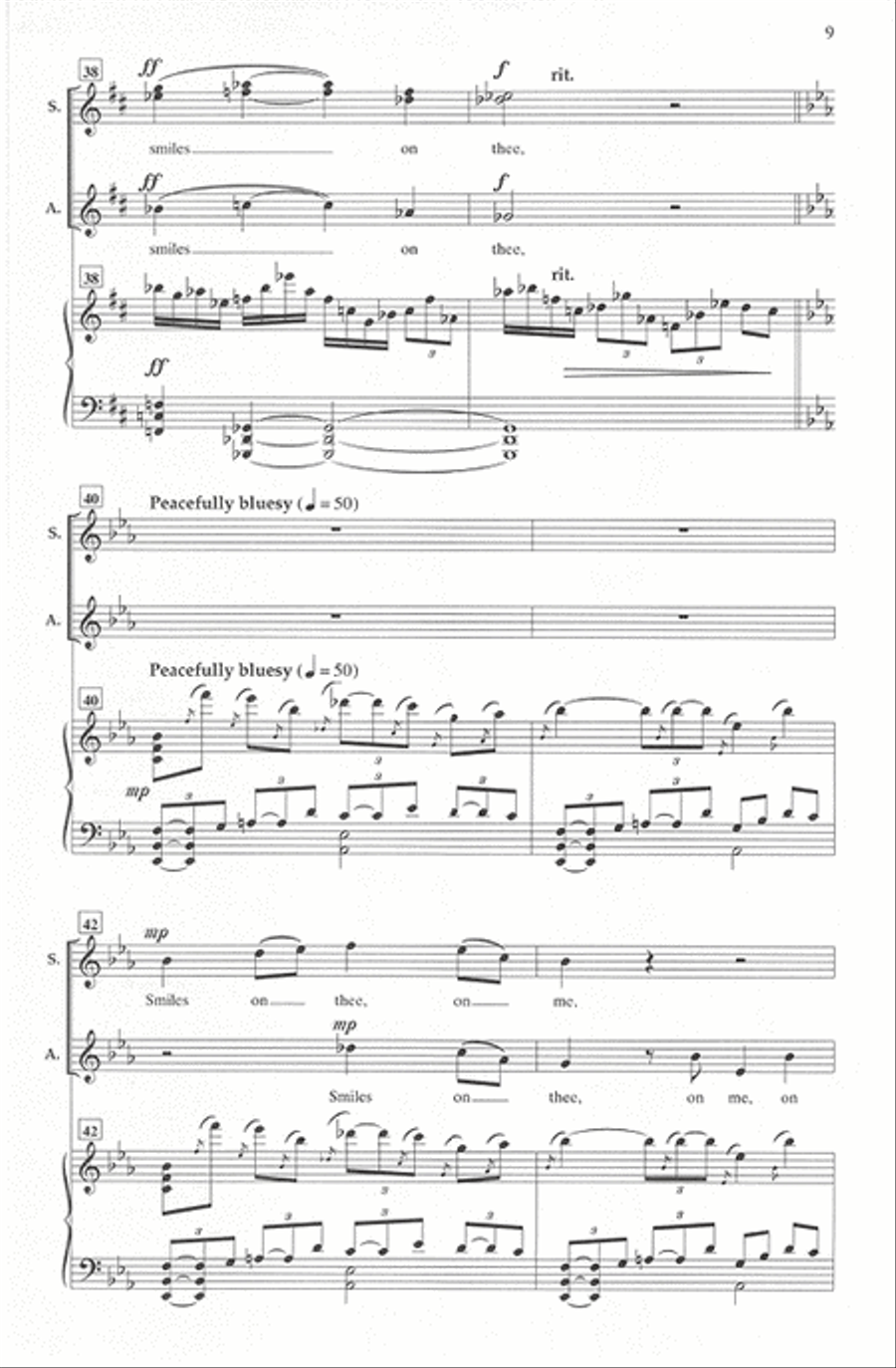 A Cradle Song SA scores gallery preview page 8