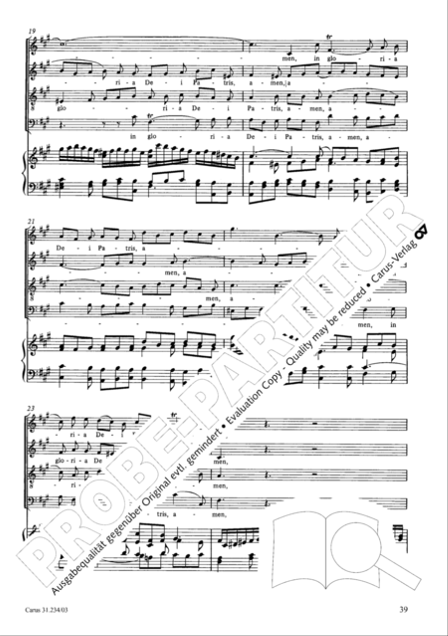 Mass in A major Mass in A major 4-Part scores gallery preview page 42