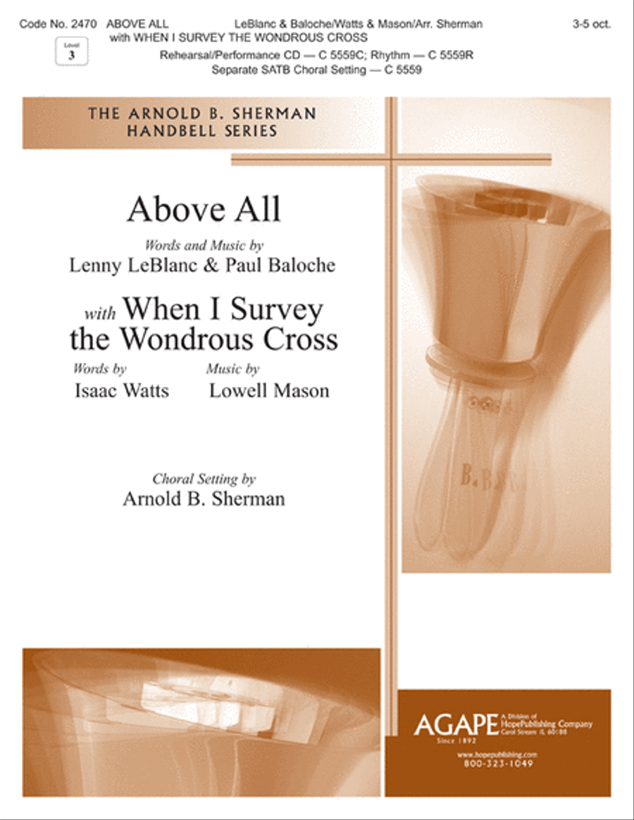 Above All with When I Survey the Wondrous Cross 5-Octaves scores gallery preview page 1