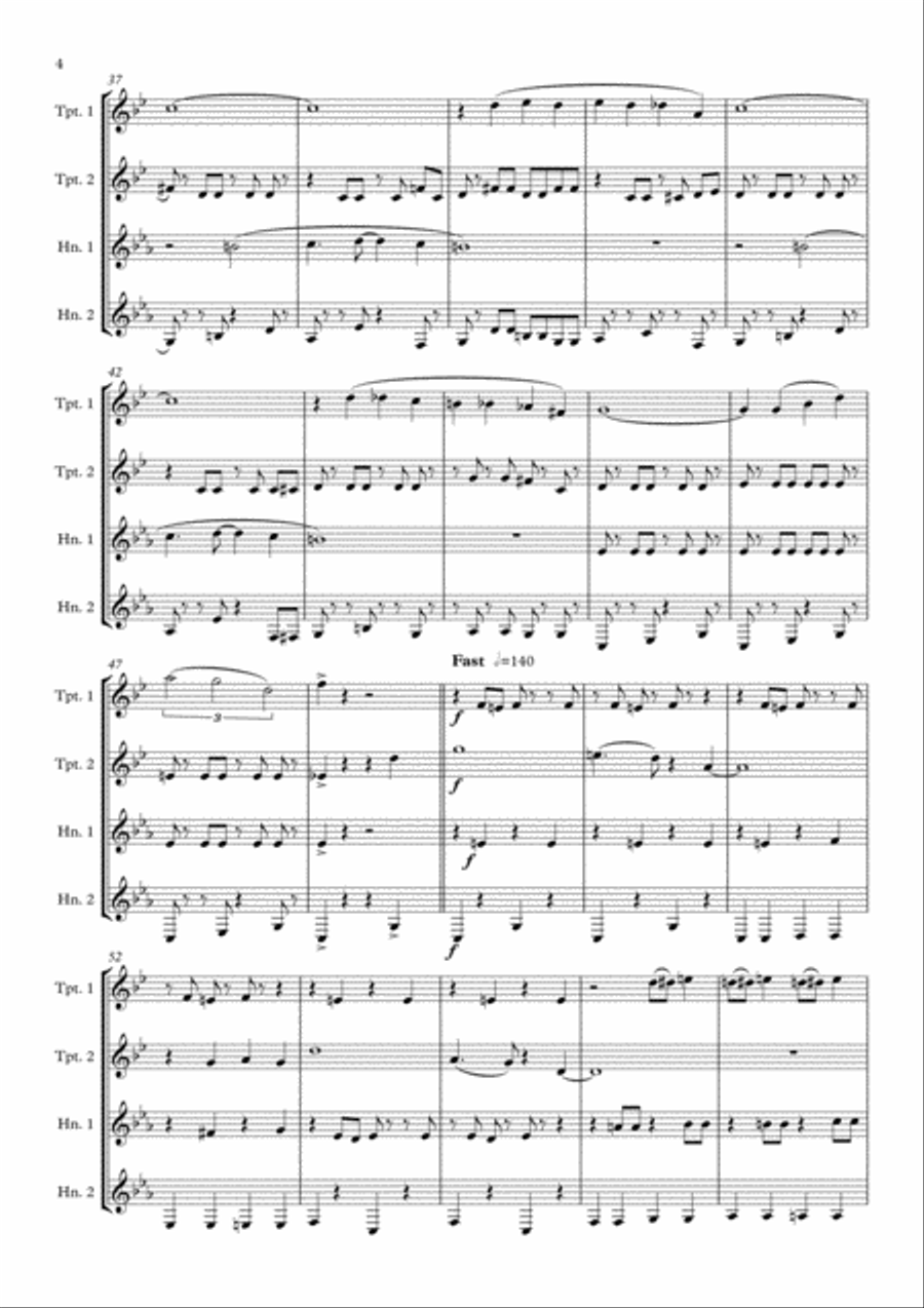 Caravan featured in SOPHISTICATED LADIES Brass Ensemble scores gallery preview page 4