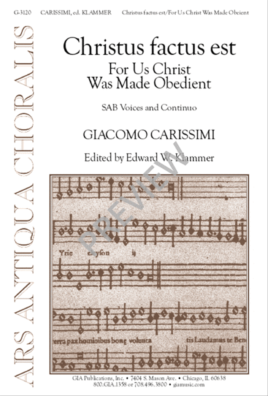 For Us Christ Was Made Obedient 3-Part scores gallery preview page 2