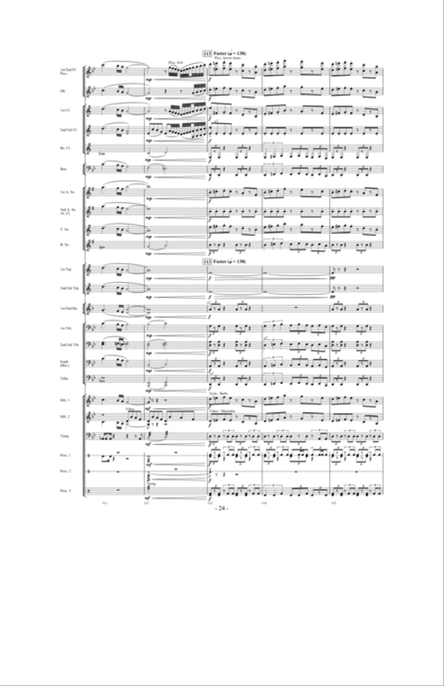 Toward the North Star Toward the North Star Concert Band scores gallery preview page 23