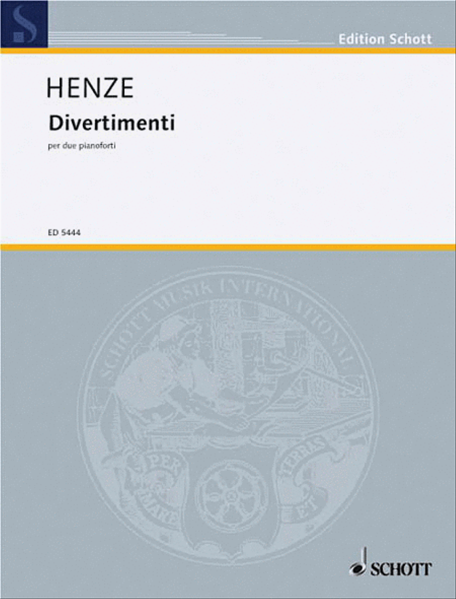 Divertimenti Per Due Pianoforti Piano Duet scores gallery preview page 1