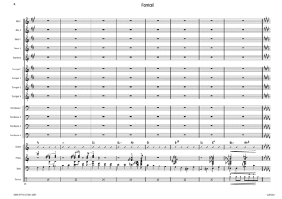 Fantail Big Band scores gallery preview page 5