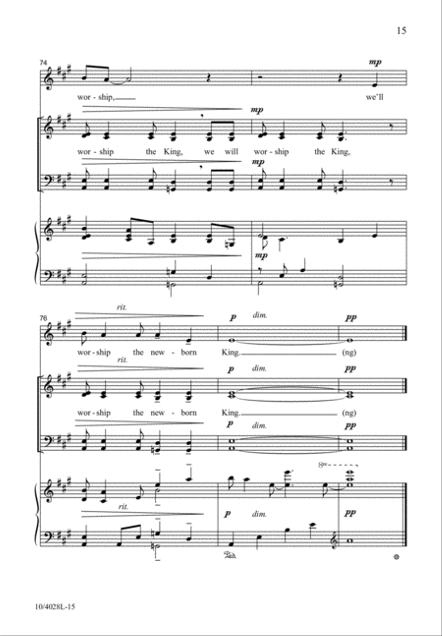 Seeking the King Seeking the King 4-Part scores gallery preview page 16