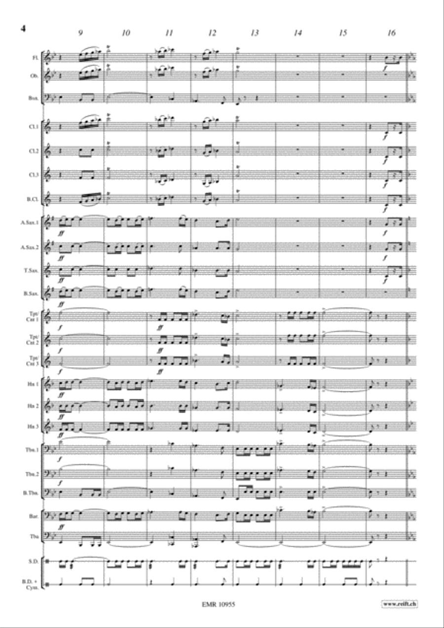 Concordia March Concert Band scores gallery preview page 5