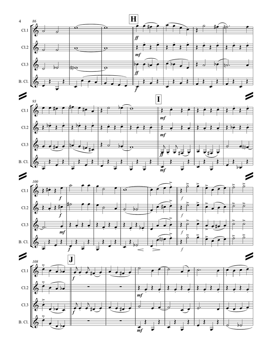 Mele Kalikimaka Woodwind Ensemble scores gallery preview page 5