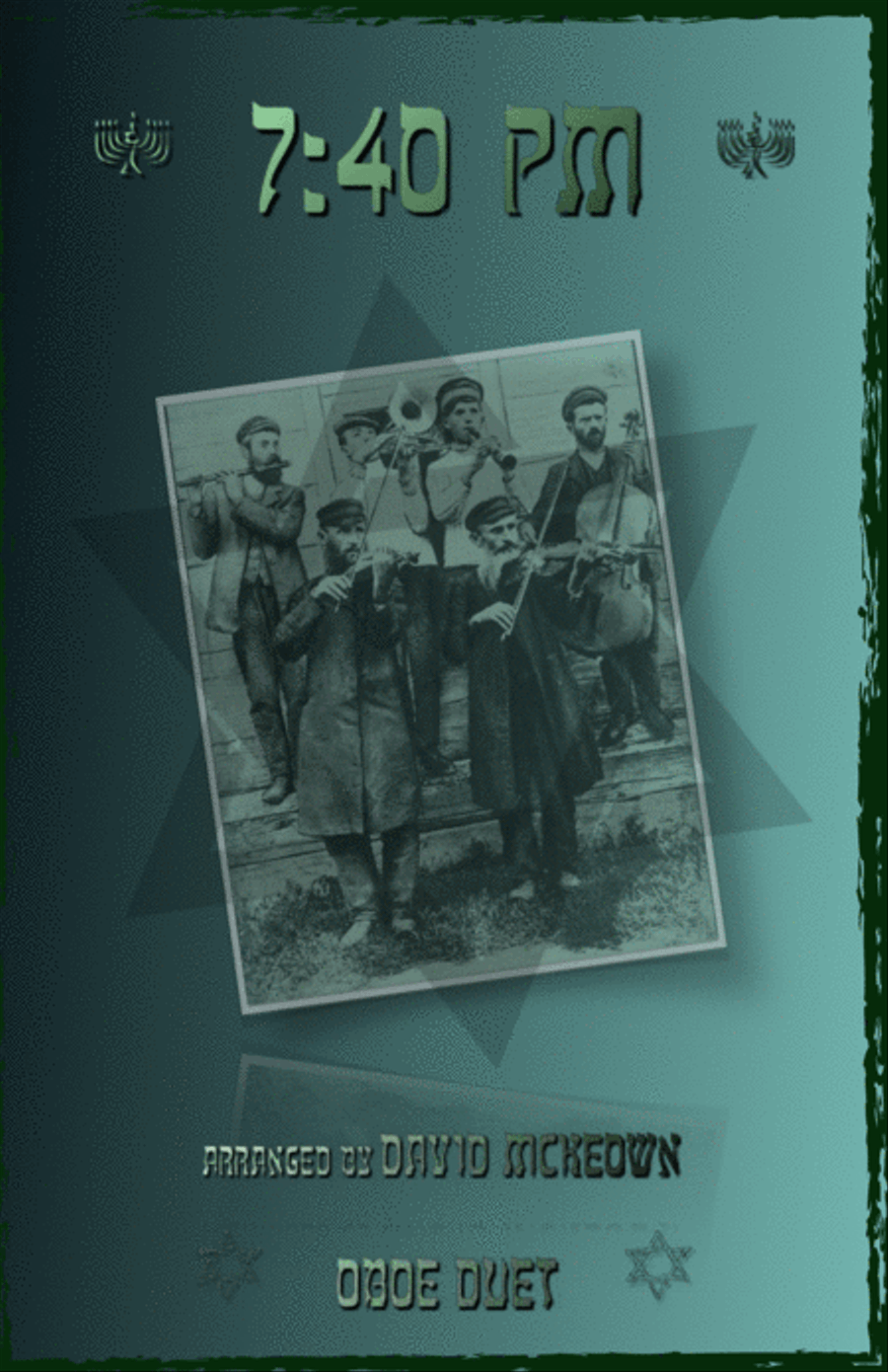 7.40pm, Traditional Klezmer tune for Oboe Duet Woodwind Duet scores gallery preview page 1