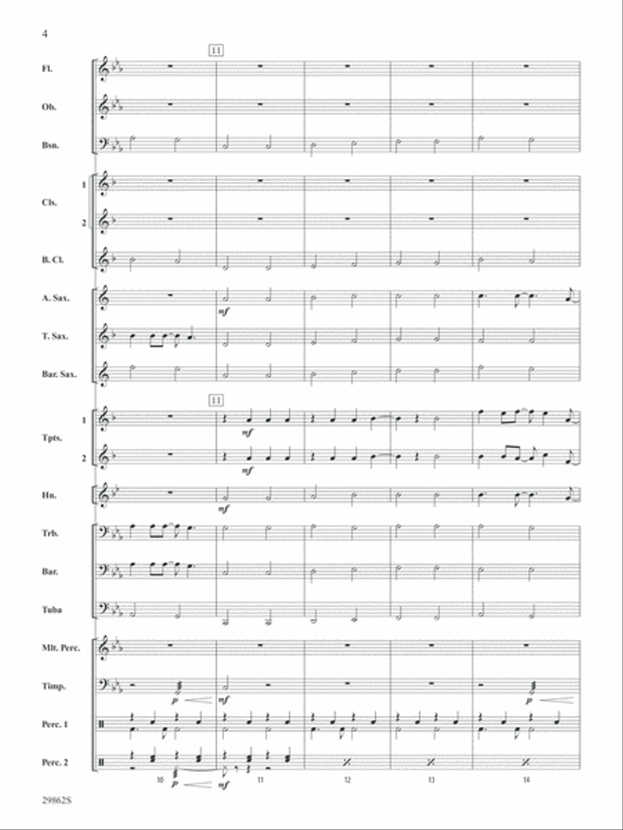 I Kissed a Girl: Score I Kissed a Girl: Score Concert Band scores gallery preview page 4