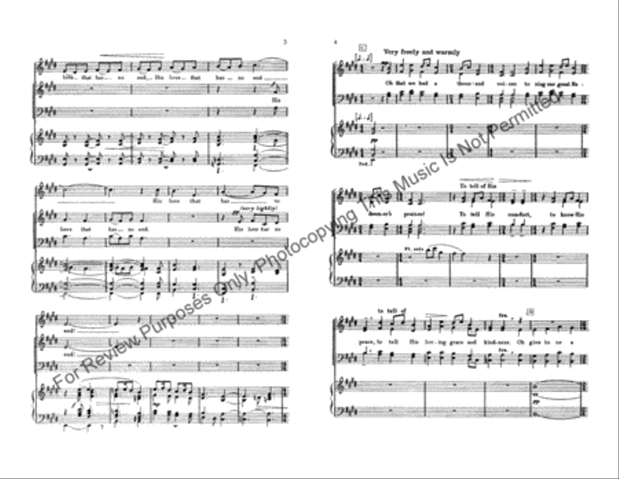 Let Your Joy Be Known! 4-Part scores gallery preview page 3