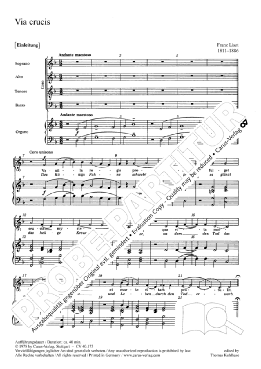 Via crucis 4-Part scores gallery preview page 10