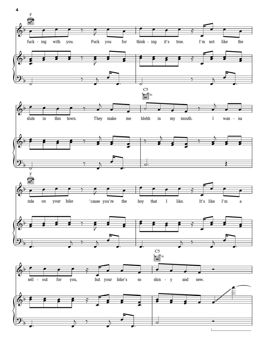 C'mon Let Me Ride Acoustic Guitar scores gallery preview page 4