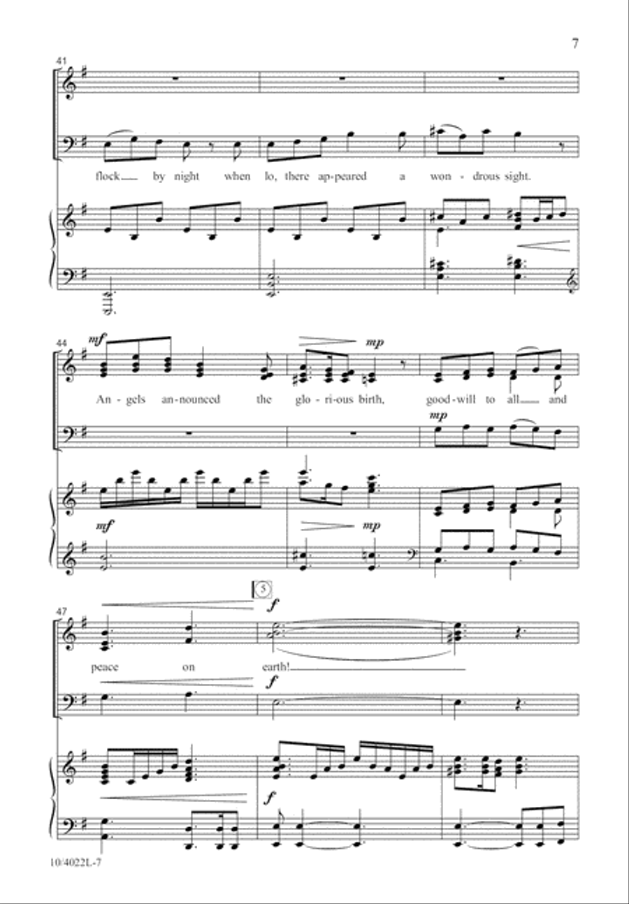 Welcome the Child of Light 3-Part scores gallery preview page 8