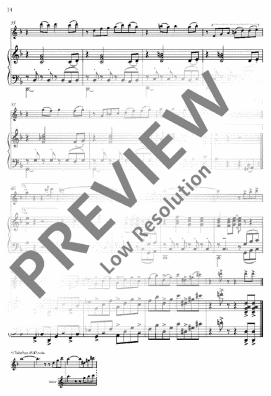 Modern Flutist Flute Solo scores gallery preview page 13