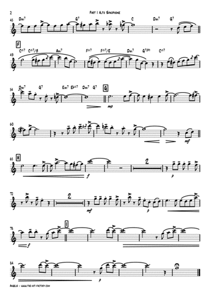 White Christmas by Irving Berlin Saxophone Quartet - Digital Sheet Music