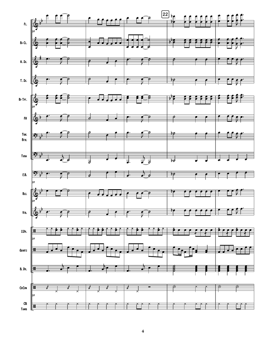 Hey Little Cobra Marching Band scores gallery preview page 5