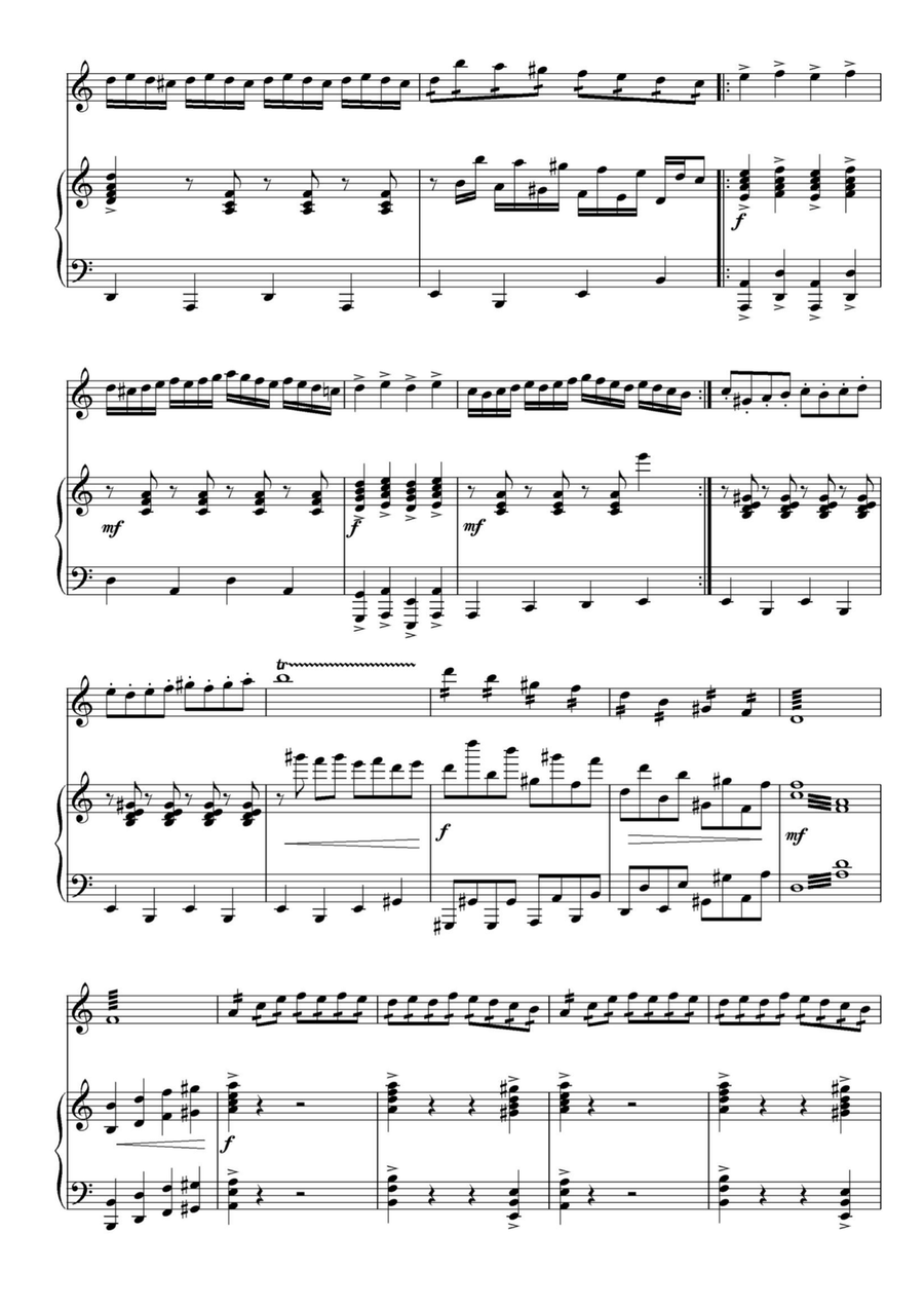 Bijan Mortazavi - Toofan Violin Solo scores gallery preview page 5