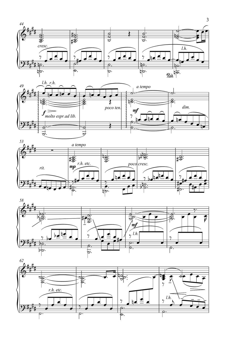 Cavatina Piano Solo scores gallery preview page 3
