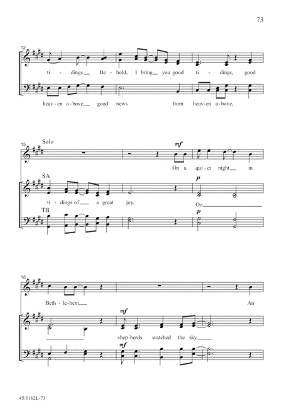 All Around A Cappella All Around A Cappella 4-Part scores gallery preview page 73